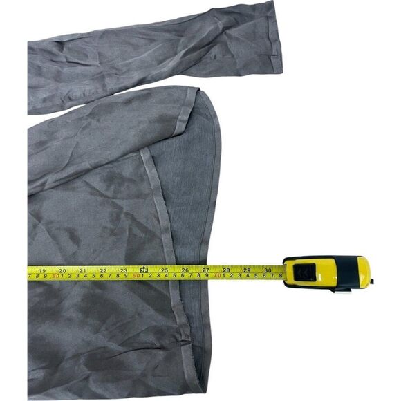 Massimo Dutti Womens Top Size S Gray Long Sleeve Drape Neck Blouse 5105/805 NWOT - Picture 9 of 9